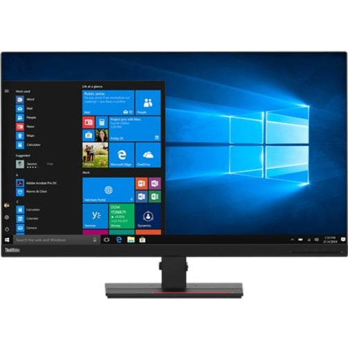 Lenovo ThinkVision T32p-20 31.5" 4K UHD LED LCD Monitor - 16:9 - Raven Black 61F2GAR2US