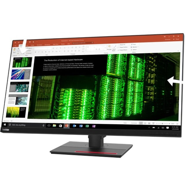 Lenovo ThinkVision T32p-20 31.5" 4K UHD LED LCD Monitor - 16:9 - Raven Black 61F2GAR2US