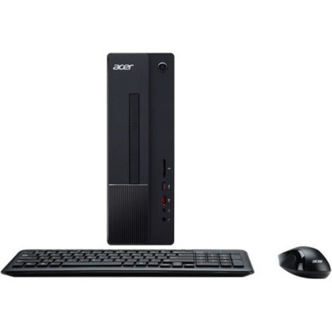 Acer Aspire XC-866 Desktop Computer - Intel Core i3 9th Gen i3-9100 Quad-core (4 Core) - 8 GB RAM DDR4 SDRAM - 1 TB HDD DT.BDFAA.001