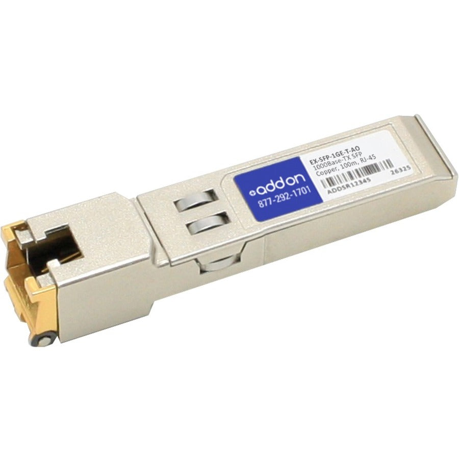 Module complémentaire Juniper EX-SFP-1GE-T compatible 1000Base-T SFP EX-SFP-1GE-T-AO