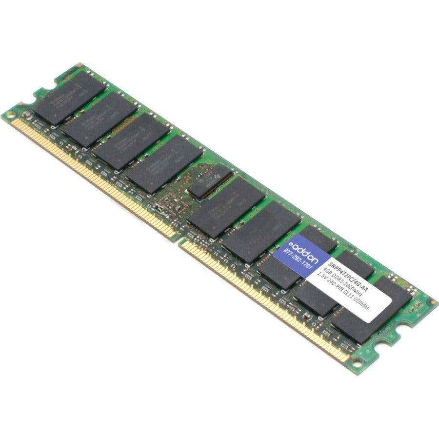 Module de mémoire SDRAM DDR3 AddOn 4 Go SNPP4T2FC/4G-AA