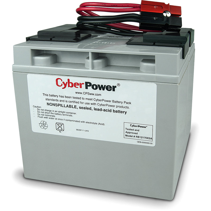 CyberPower RB12170X2A UPS Replacement Battery Cartridge for PR1500LCD RB12170X2A