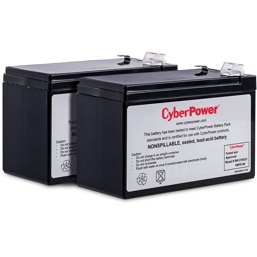 CyberPower RB1270X2C Replacement Battery Cartridge RB1270X2C