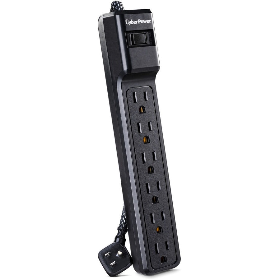 CyberPower B608B 6-Outlet Surge Suppressor/Protector B608B