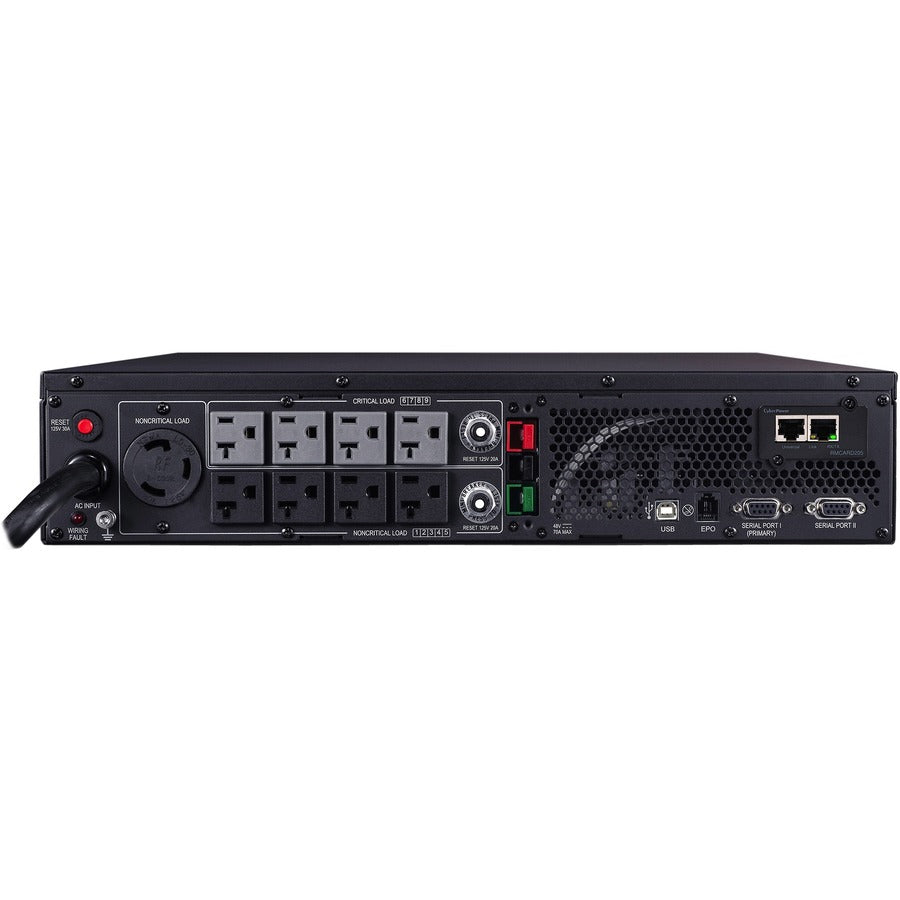 CyberPower Smart App Sinewave PR3000LCDRTXL2UN 3000VA Tower/Rack Mountable UPS PR3000LCDRTXL2UN