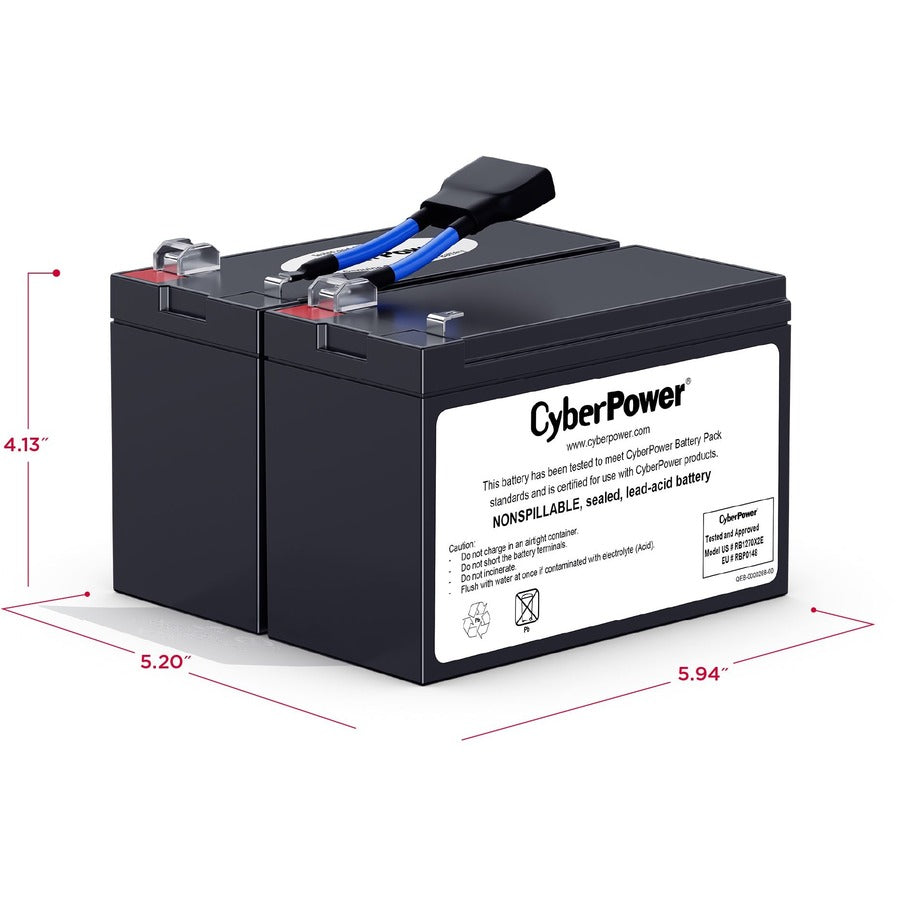 CyberPower RB1270X2E UPS Battery Pack RB1270X2E