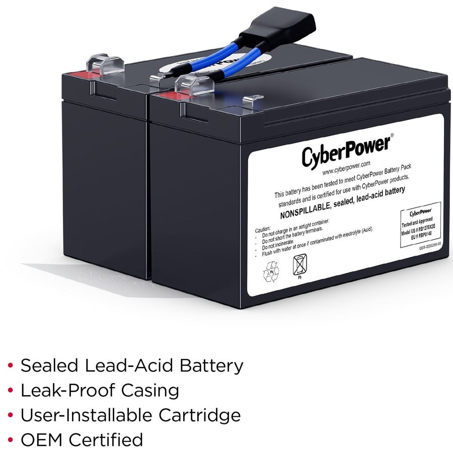 CyberPower RB1270X2E UPS Battery Pack RB1270X2E