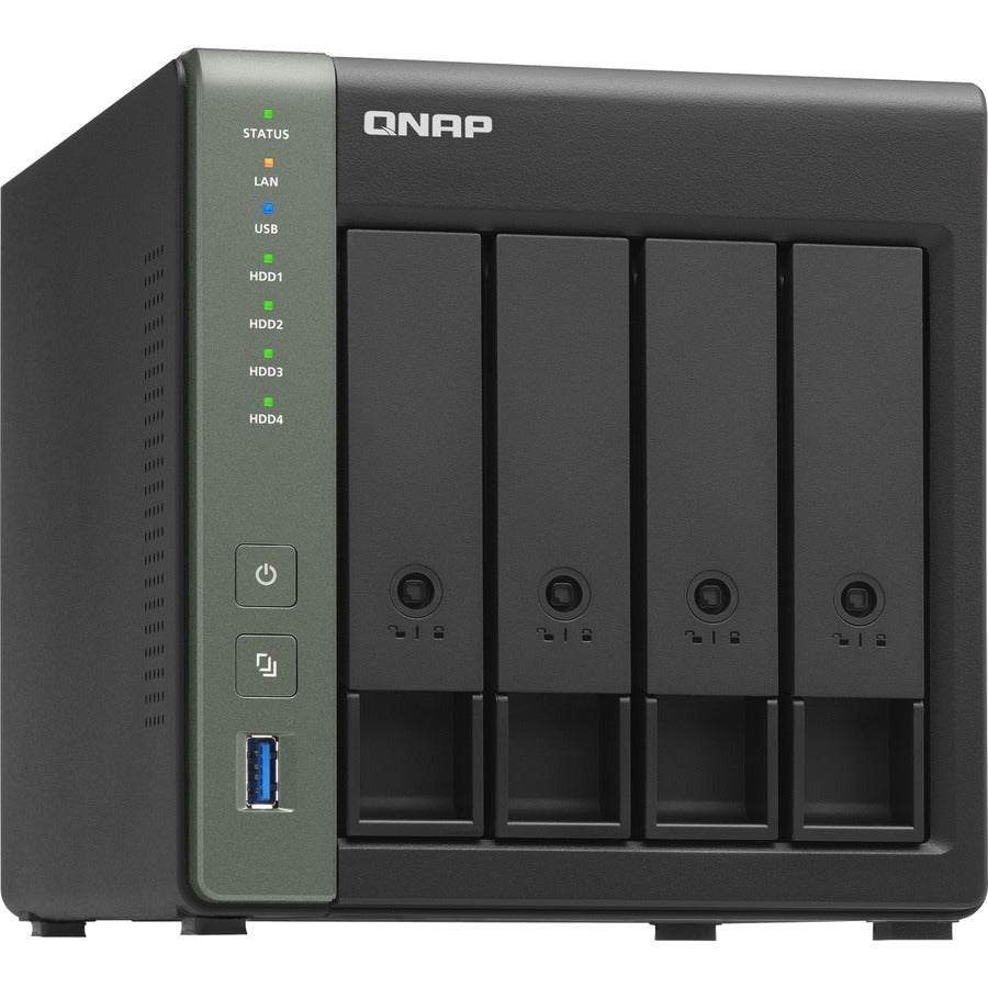 NAS professionnel économique QNAP avec port SFP+ 10 GbE intégré TS-431X3-4G-US