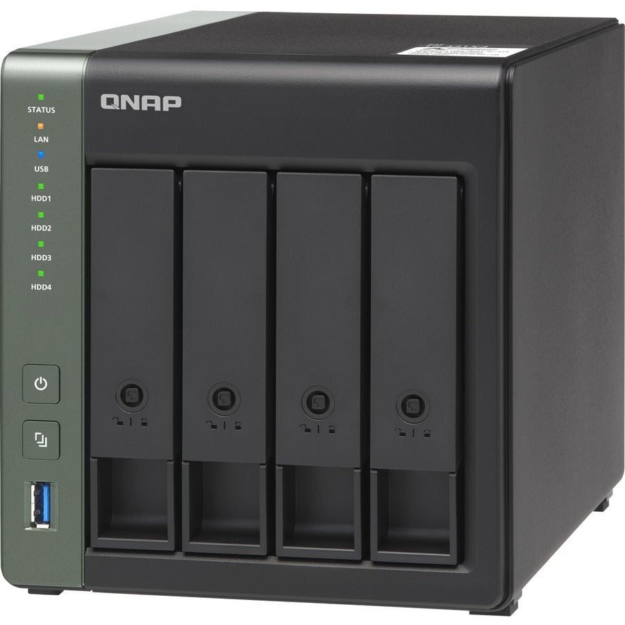 NAS professionnel économique QNAP avec port SFP+ 10 GbE intégré TS-431X3-4G-US