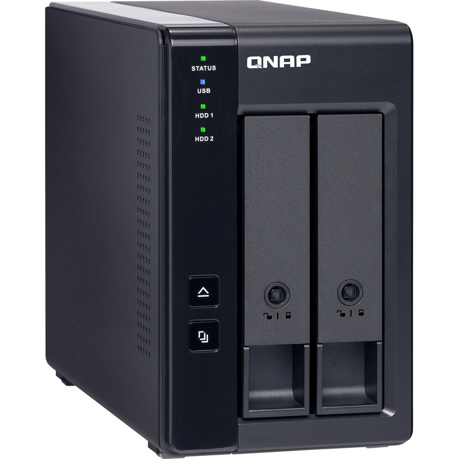 QNAP 2 Bay USB Type-C Direct Attached Storage with Hardware RAID TR-002-US