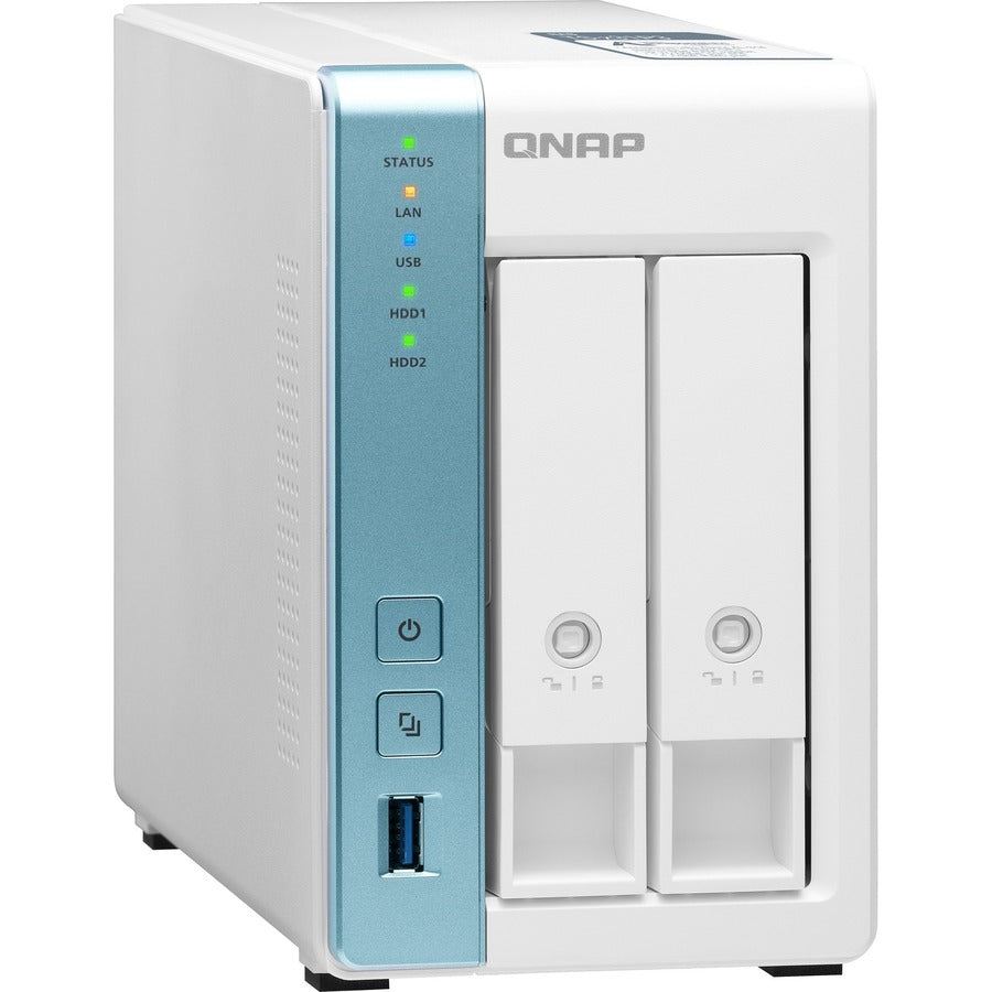 QNAP Quad-core 1.7GHz NAS with 2.5GbE and Feature-rich Applications for Home & Office TS-231P3-2G-US