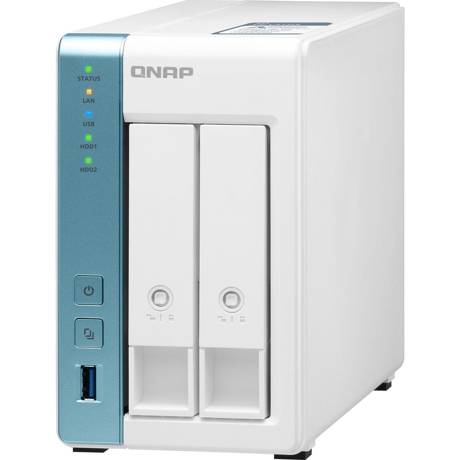 QNAP Quad-core 1.7GHz NAS with 2.5GbE and Feature-rich Applications for Home & Office TS-231P3-2G-US