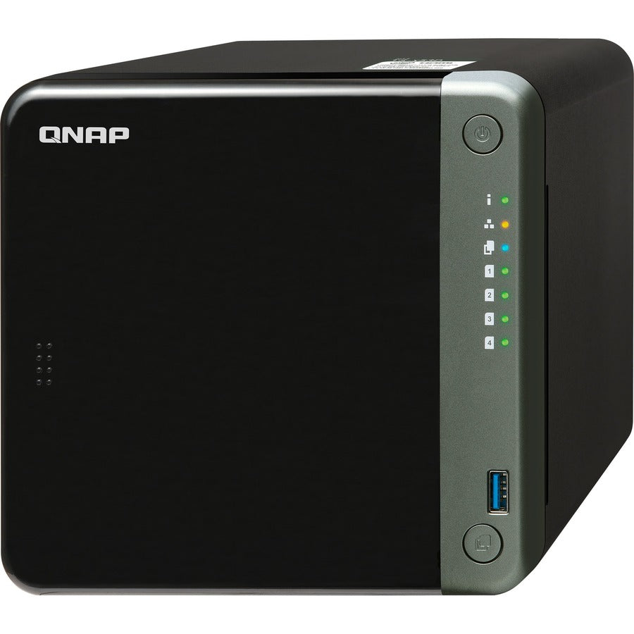 NAS QNAP Professional Quad-core 2,0 GHz avec connectivité 2,5 GbE et extension PCIe TS-453D-8G-US