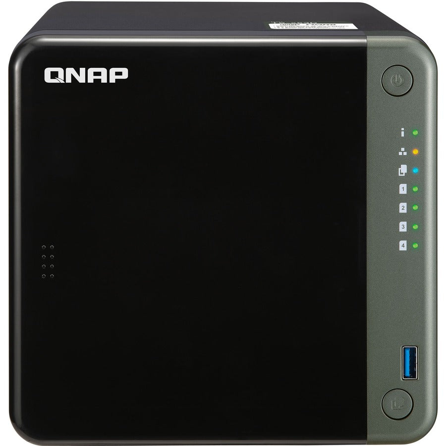 NAS QNAP Professional Quad-core 2,0 GHz avec connectivité 2,5 GbE et extension PCIe TS-453D-8G-US