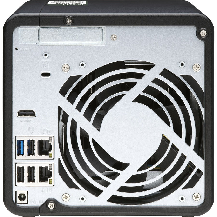 NAS QNAP Professional Quad-core 2,0 GHz avec connectivité 2,5 GbE et extension PCIe TS-453D-8G-US