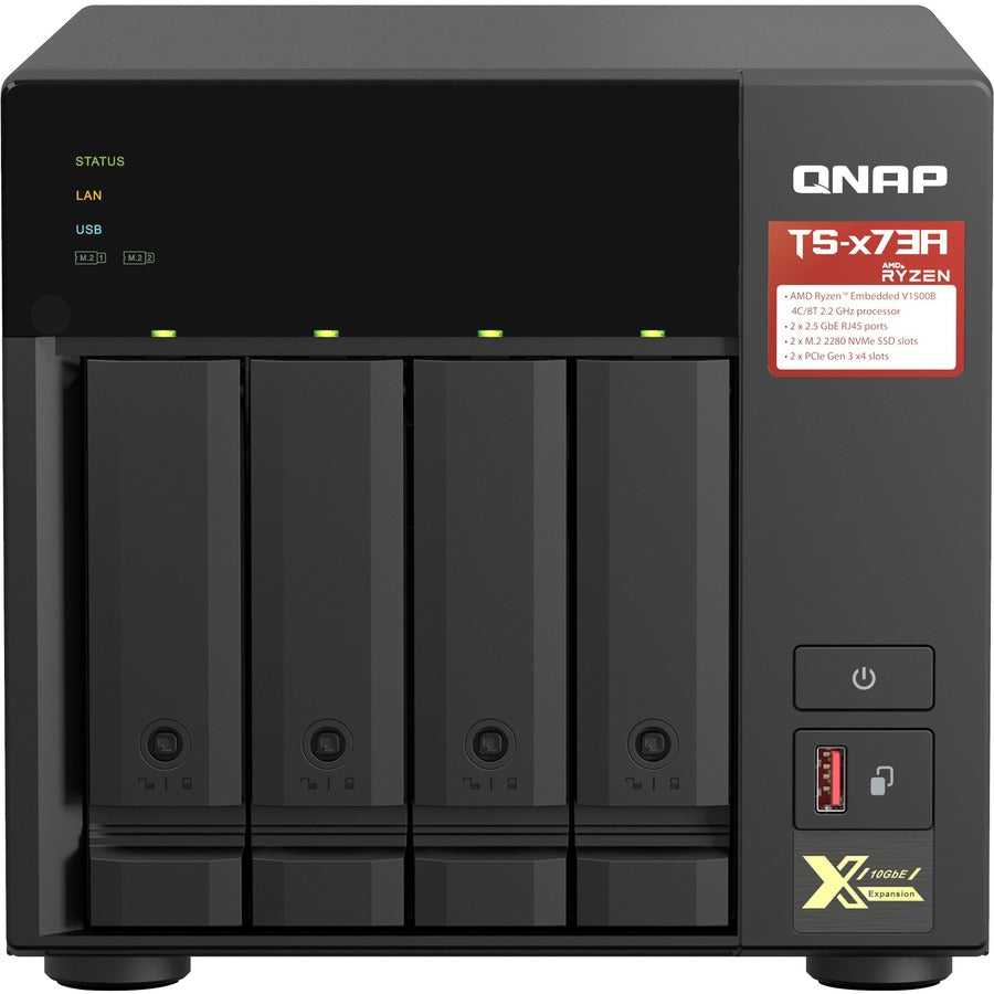 QNAP TS-473A-8G SAN/NAS Storage System TS-473A-8G-US