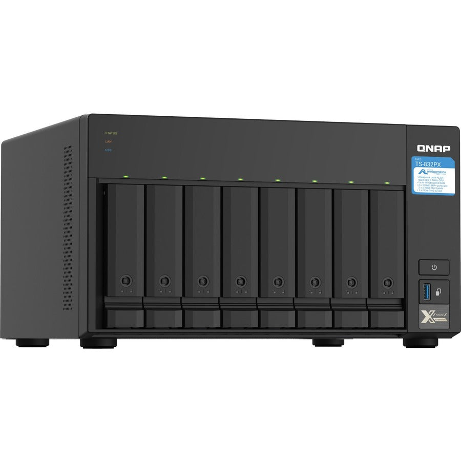 QNAP TS-832PX-4G Système de stockage SAN/NAS TS-832PX-4G-US