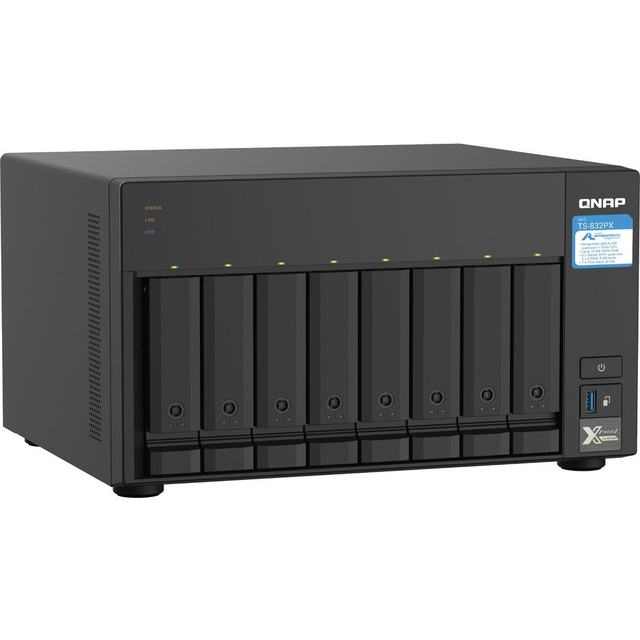 QNAP TS-832PX-4G Système de stockage SAN/NAS TS-832PX-4G-US