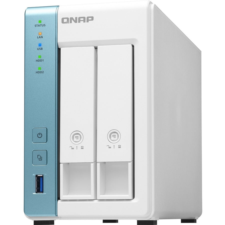 QNAP Quad-core 1.7GHz NAS with 2.5GbE and Feature-rich Applications for Home & Office TS-231P3-4G-US