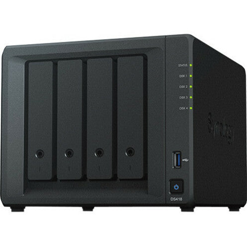 Synology Powerful 4-bay NAS for Home and Office Users DS418