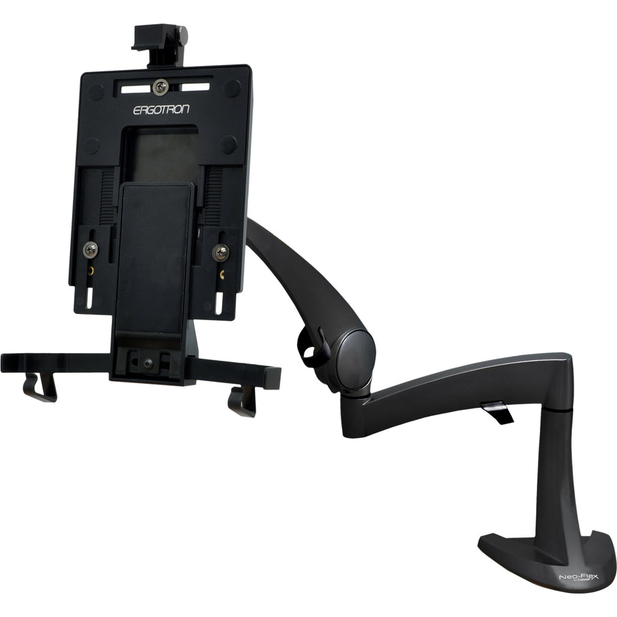 Ergotron Neo-Flex Mounting Arm for iPad, Flat Panel Display - Black 45-306-101