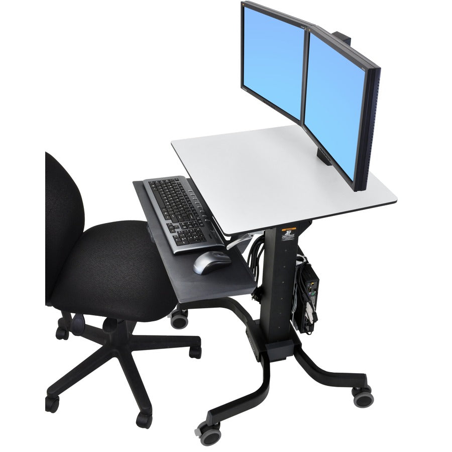 Ergotron WorkFit-C Dual Sit-Stand Workstation 24-214-085