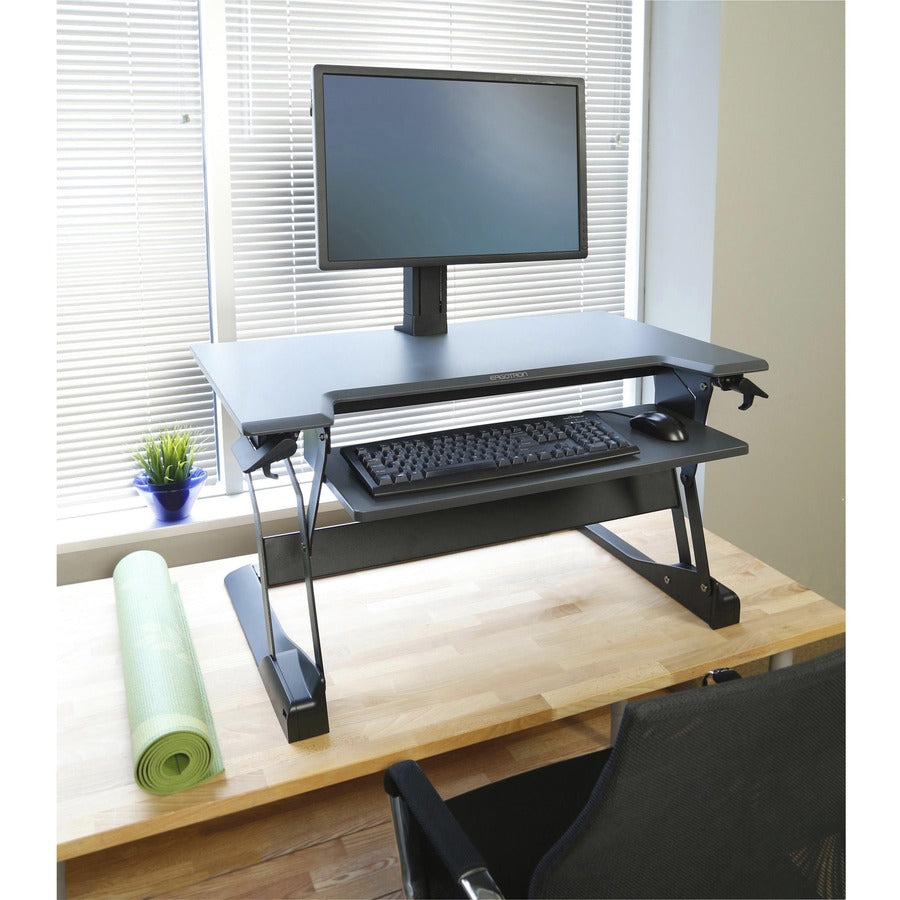 Ergotron WorkFit-TL, Sit-Stand Desktop Workstation (black) 33-406-085