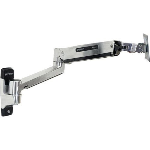 Ergotron Mounting Arm for Flat Panel Display, All-in-One Computer - Polished Aluminum 45-383-026