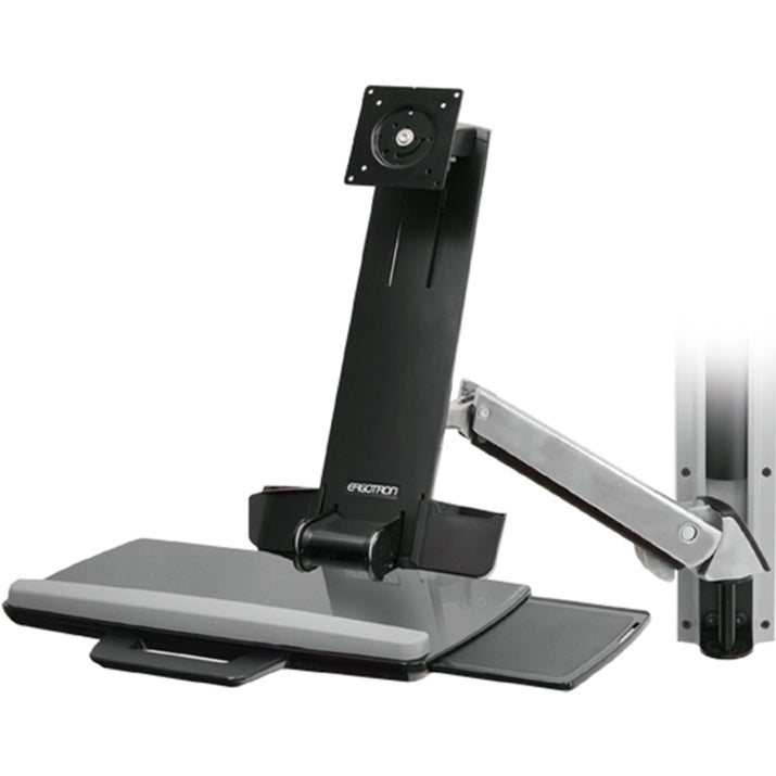 Ergotron StyleView Multi Component Mount for Notebook, Mouse, Keyboard, Monitor, Scanner - Polished Aluminum 45-266-026