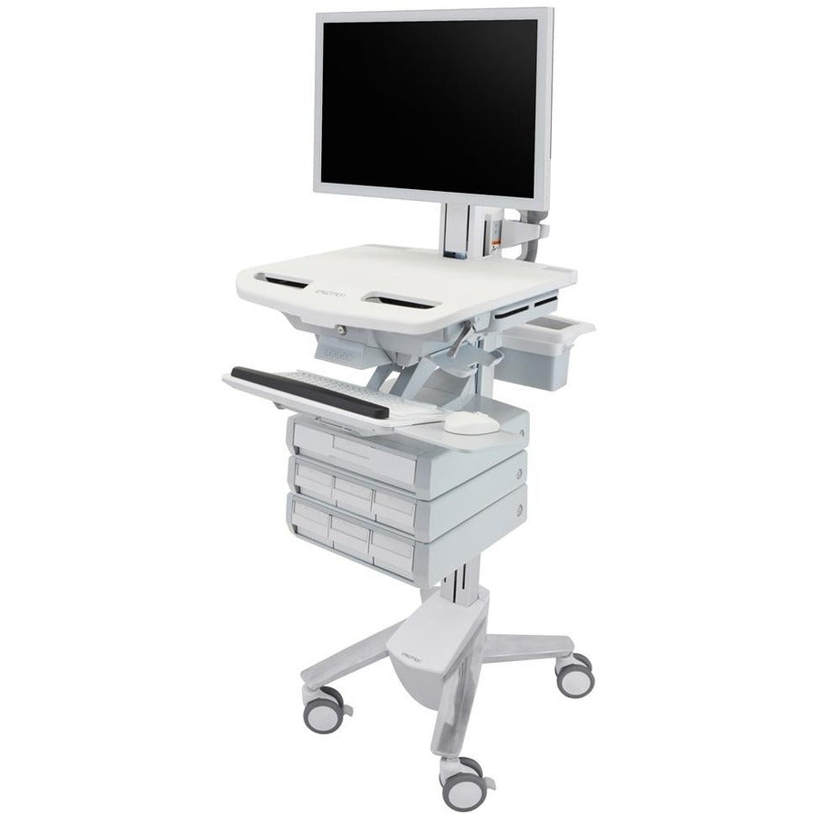 Ergotron StyleView Cart with HD Pivot, 7 Drawers (1+3x2) SV43-2570-0