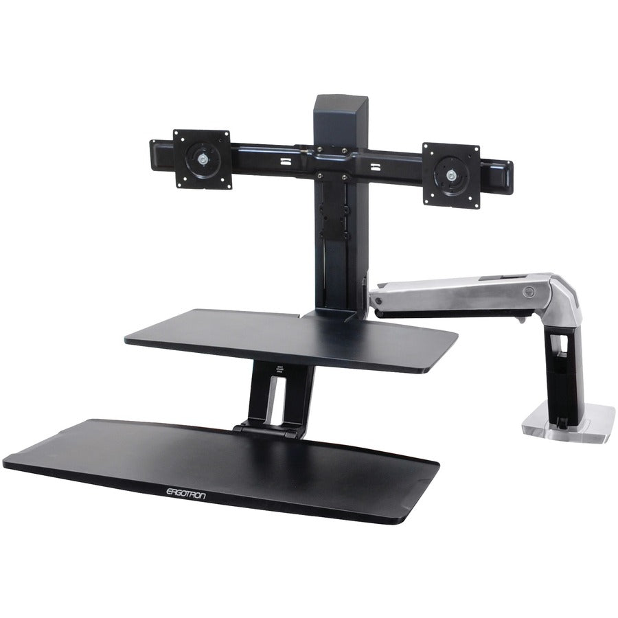 Ergotron 2439226 WorkFit-A Dual Monitor Stand 24-392-026