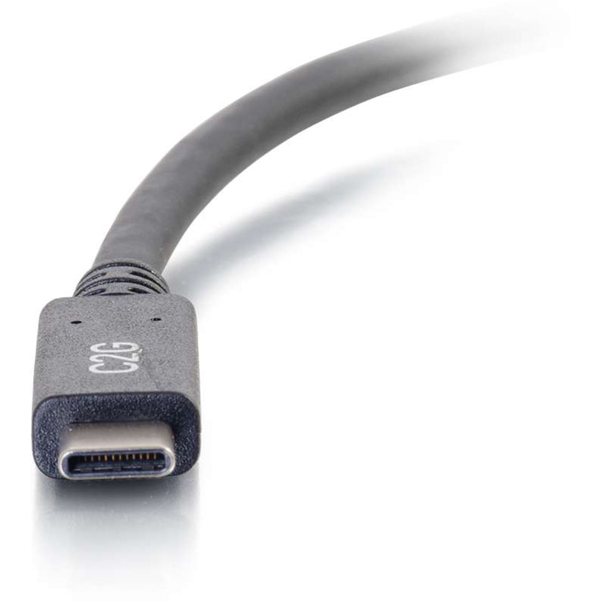 C2G 6 pieds USB 3.0 Type C vers USB A - Câble USB Noir M/M 28832