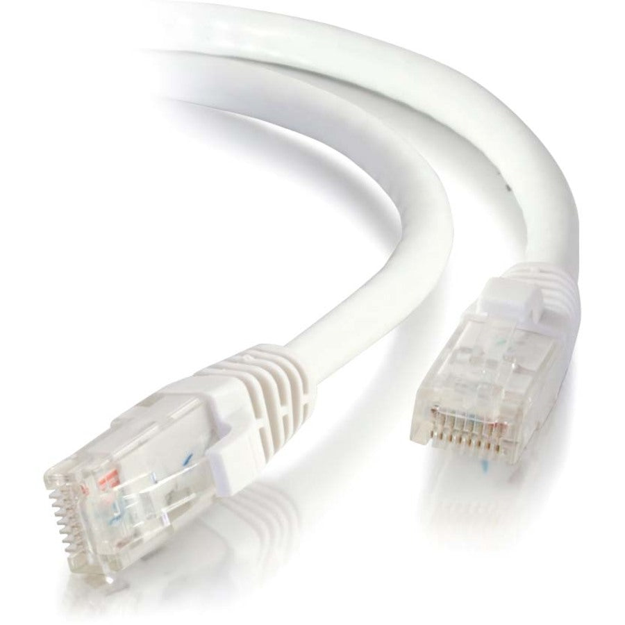 C2G Câble de raccordement réseau non blindé Cat5e sans accroc UTP de 4 pi - Blanc 00483