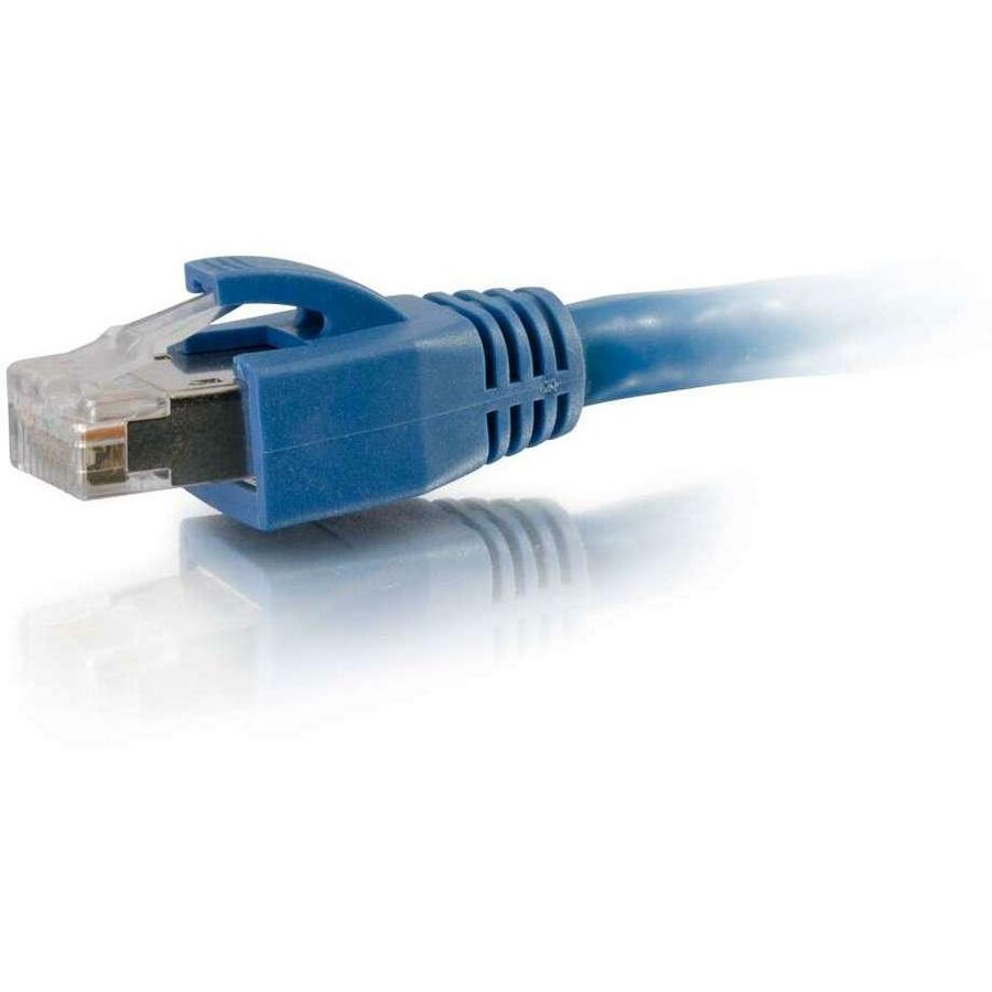 C2G 200 ft Cat6 Snagless Solid Shielded Network Patch Cable - Blue 43122