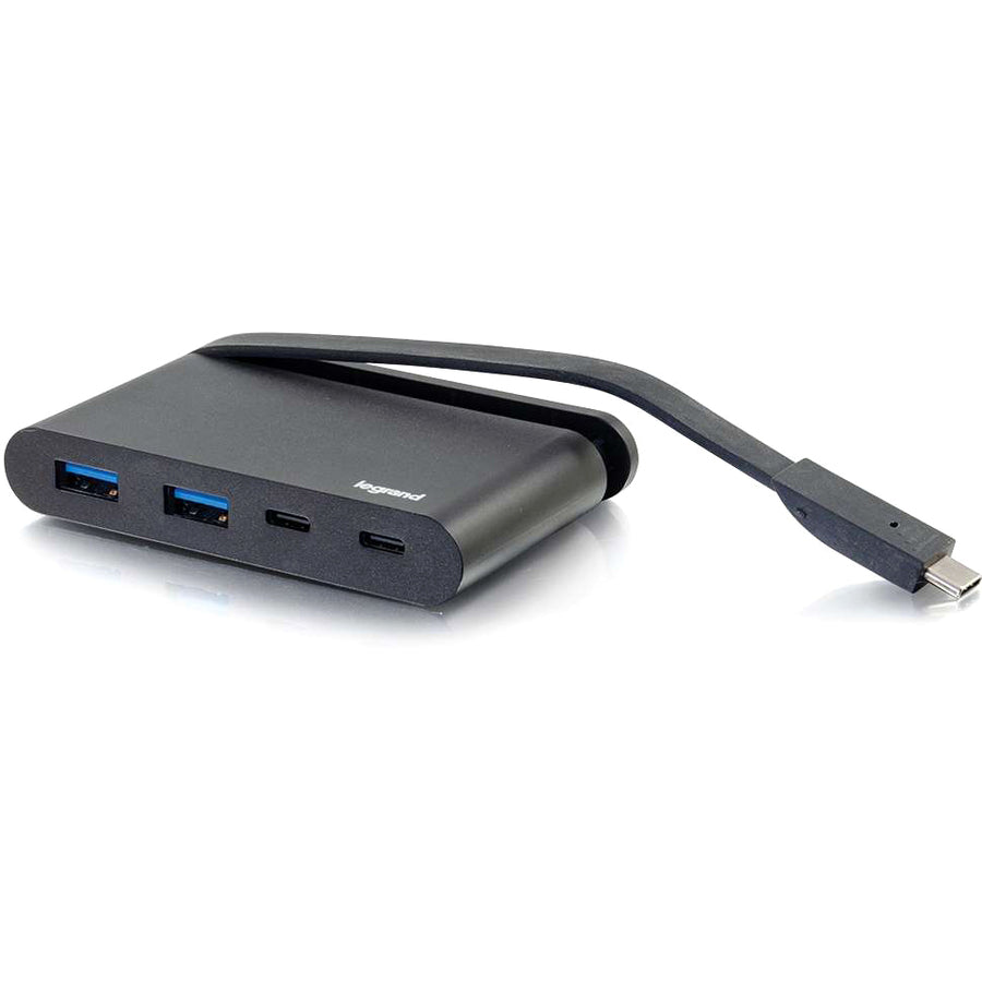 Adaptateur C2G USB C vers HDMI 4K avec USB-A et Power Delivery 26915