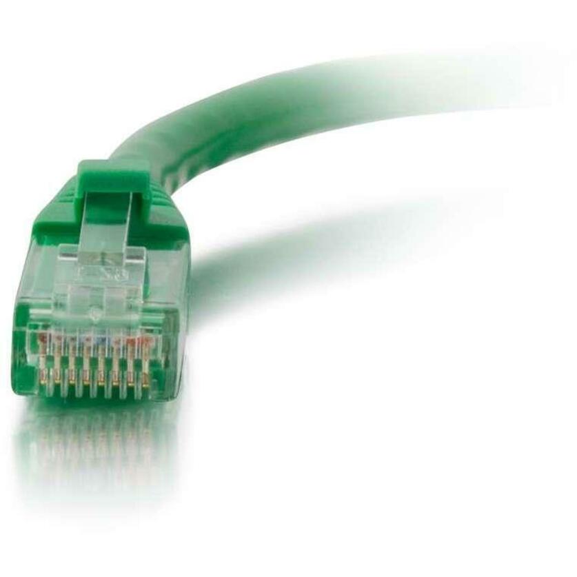 C2G Câble de brassage réseau non blindé Cat6 UTP sans accroc de 9 pi - Vert 03993