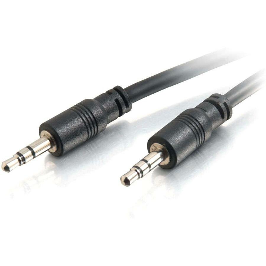 Câble audio stéréo 3,5 mm CMG de 25 pieds C2G avec connecteurs à profil bas 40107