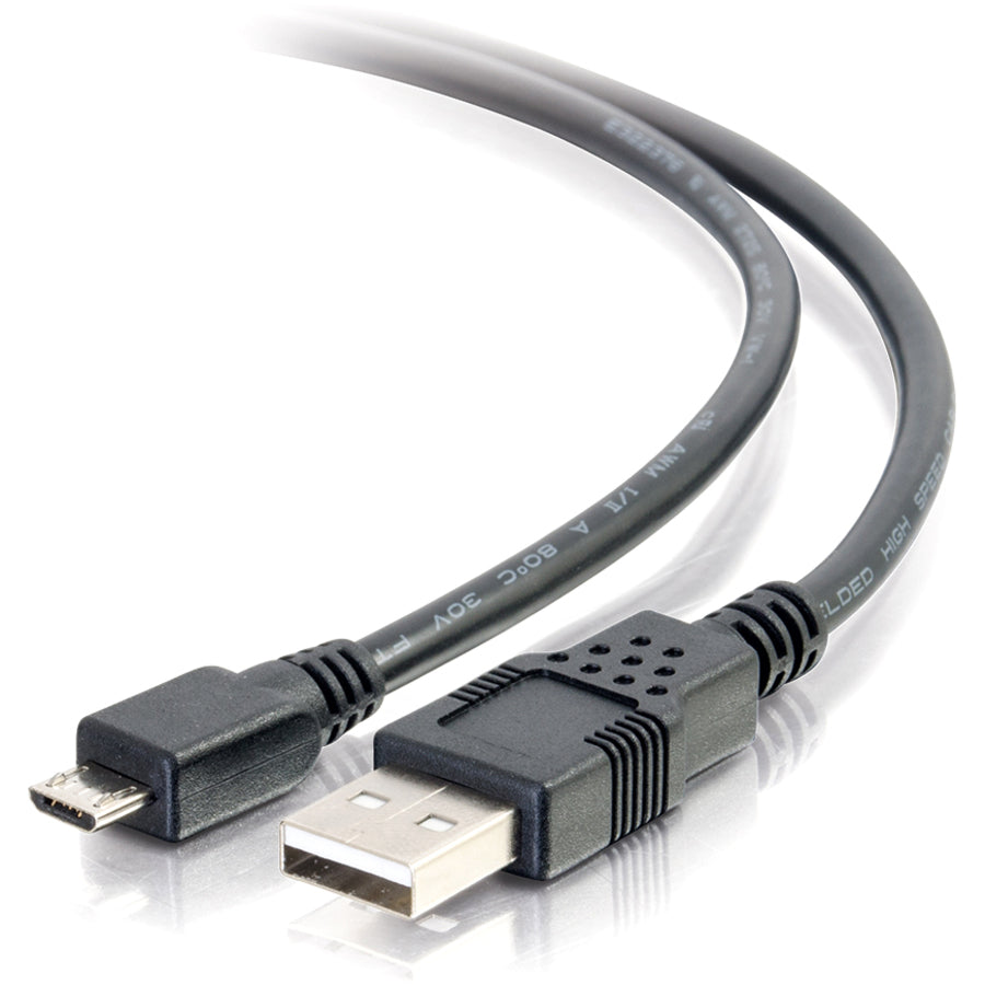 Câble C2G 0,3 m USB 2.0 A mâle vers Micro-USB B mâle (1 pied) 27423