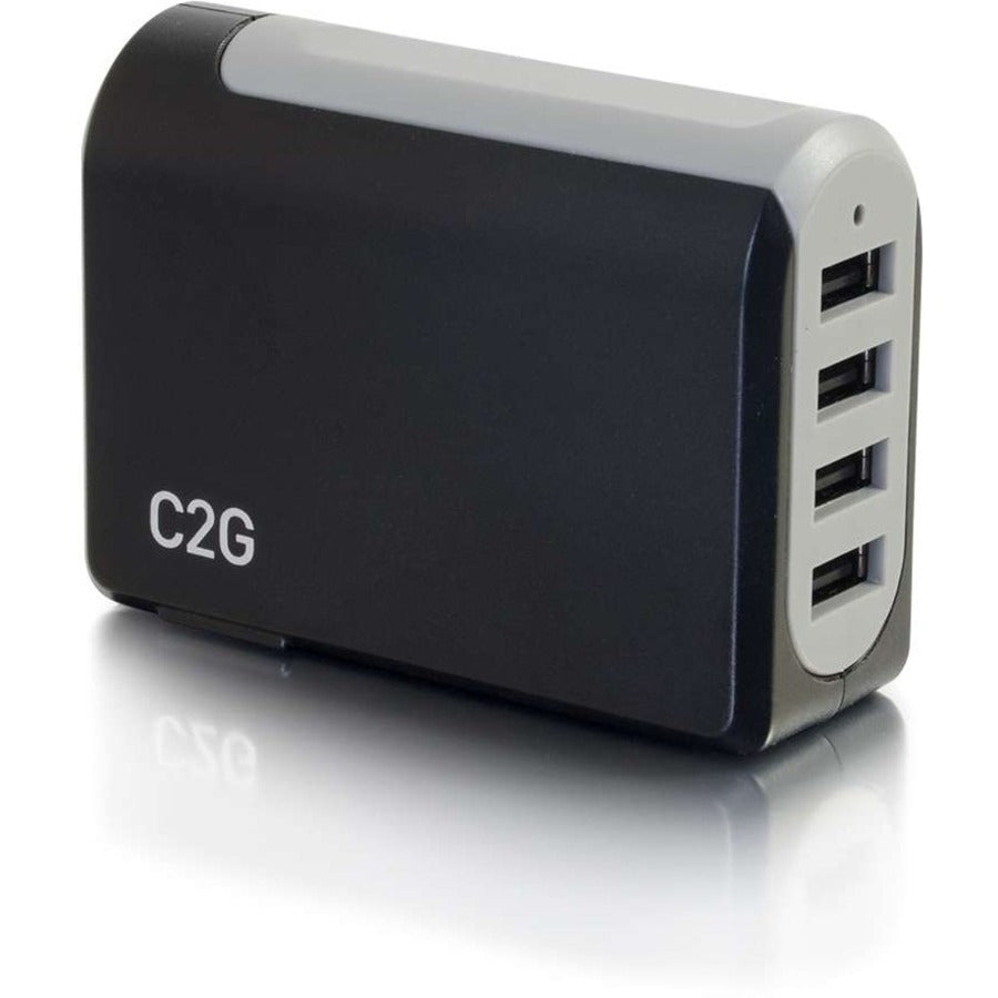 Chargeur mural USB C2G 4 ports - Adaptateur CA vers USB, sortie 5 V 4,8 A 20277