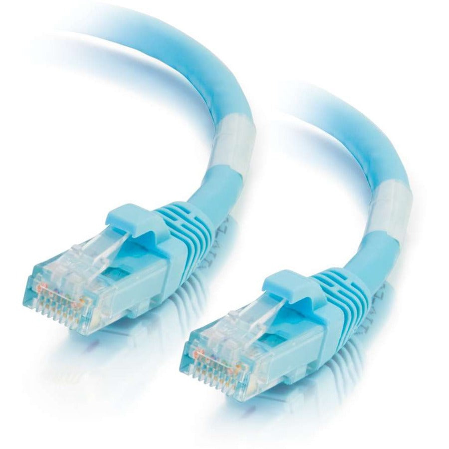 C2G Câble Ethernet Cat6a sans accroc non blindé (UTP) de 30,5 m - Aqua 50875