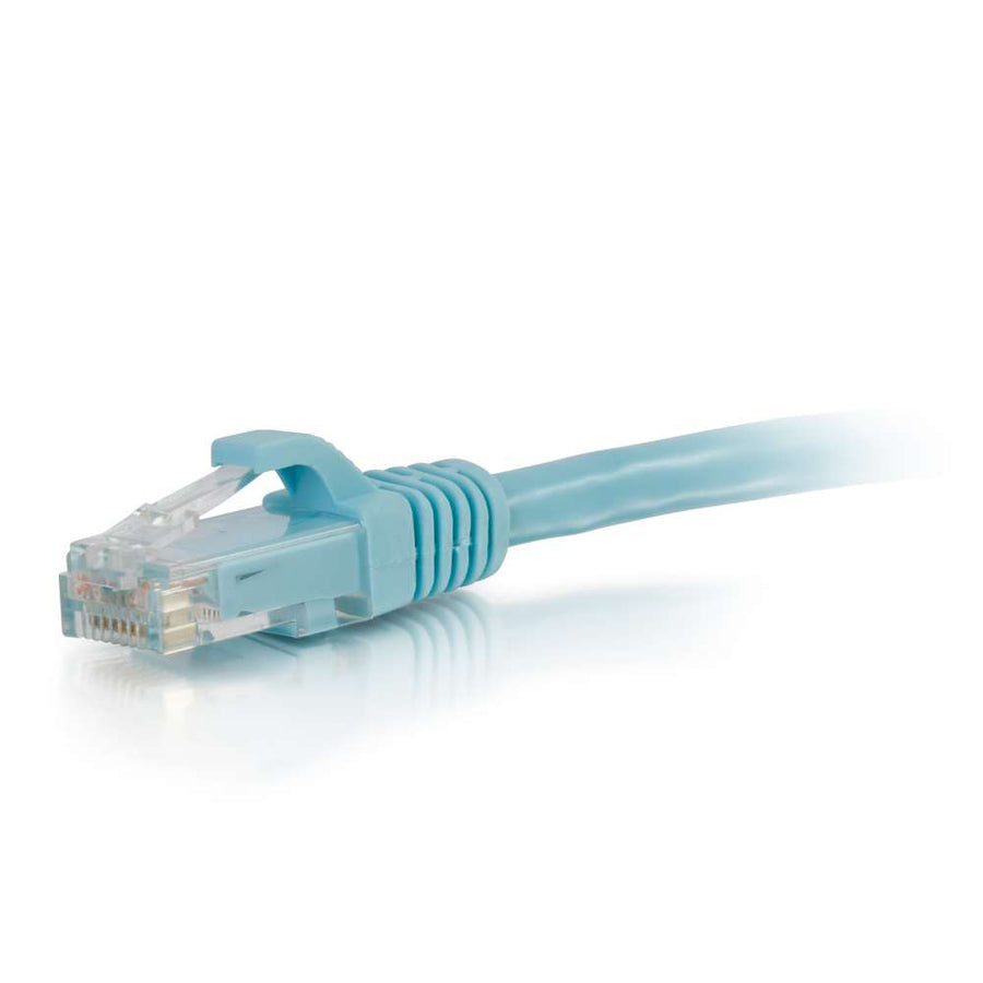 C2G Câble Ethernet Cat6a sans accroc non blindé (UTP) de 30,5 m - Aqua 50875