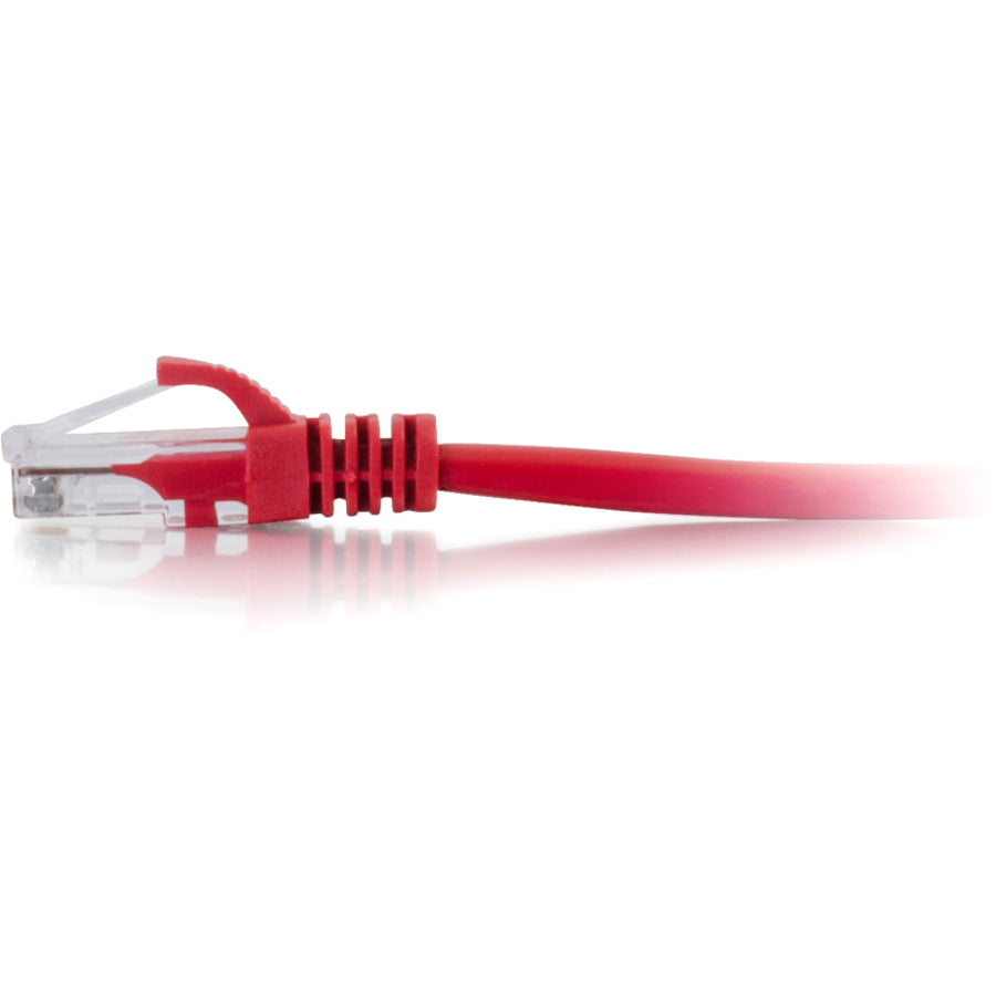 C2G Câble de raccordement réseau non blindé Cat6 sans accroc UTP de 6 pi - Rouge 04000