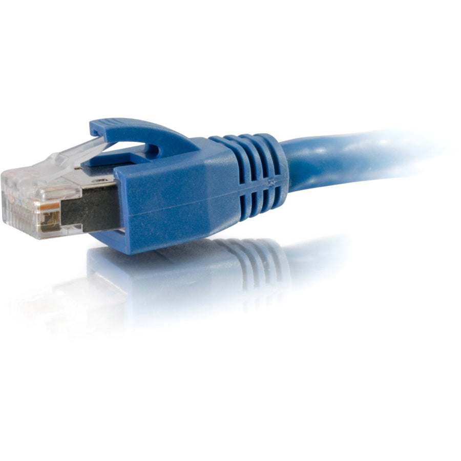 C2G 150ft Cat6 Ethernet Cable - Solid Snagless Shielded - Blue 43170