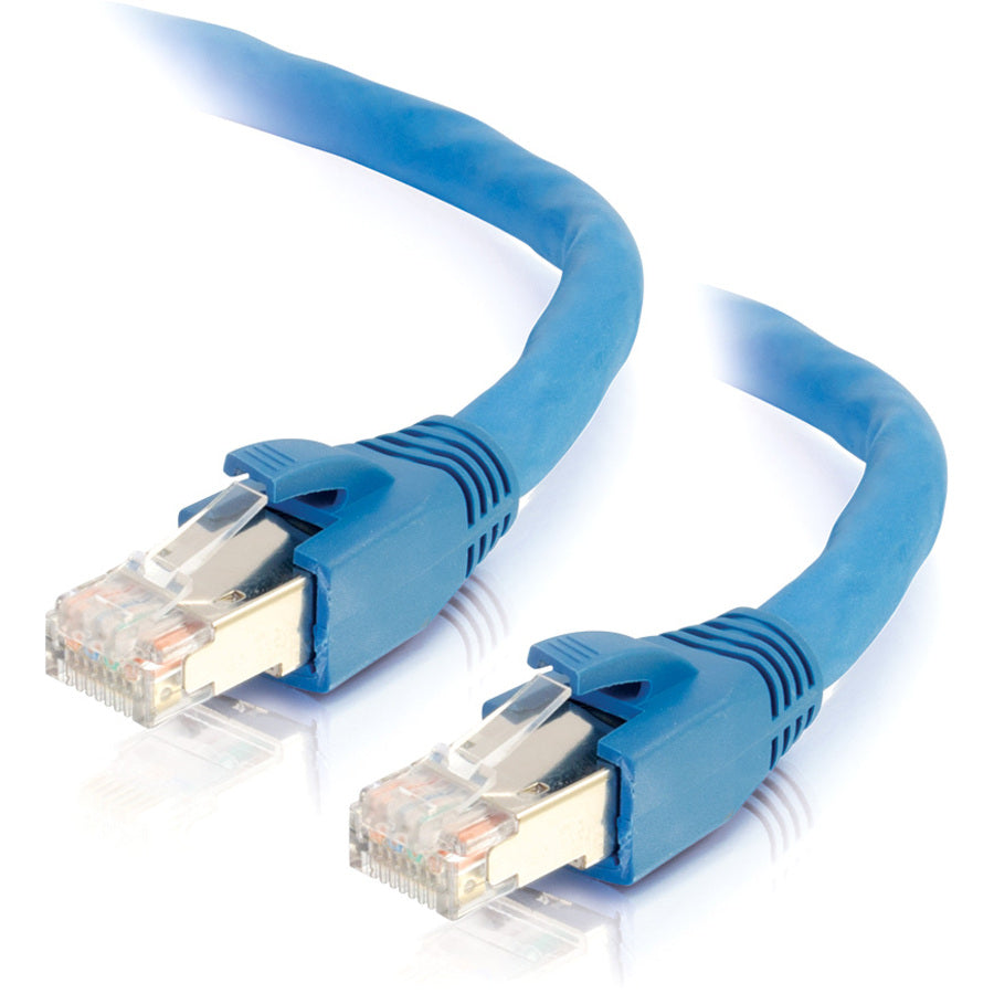 C2G 150ft Cat6 Ethernet Cable - Solid Snagless Shielded - Blue 43170