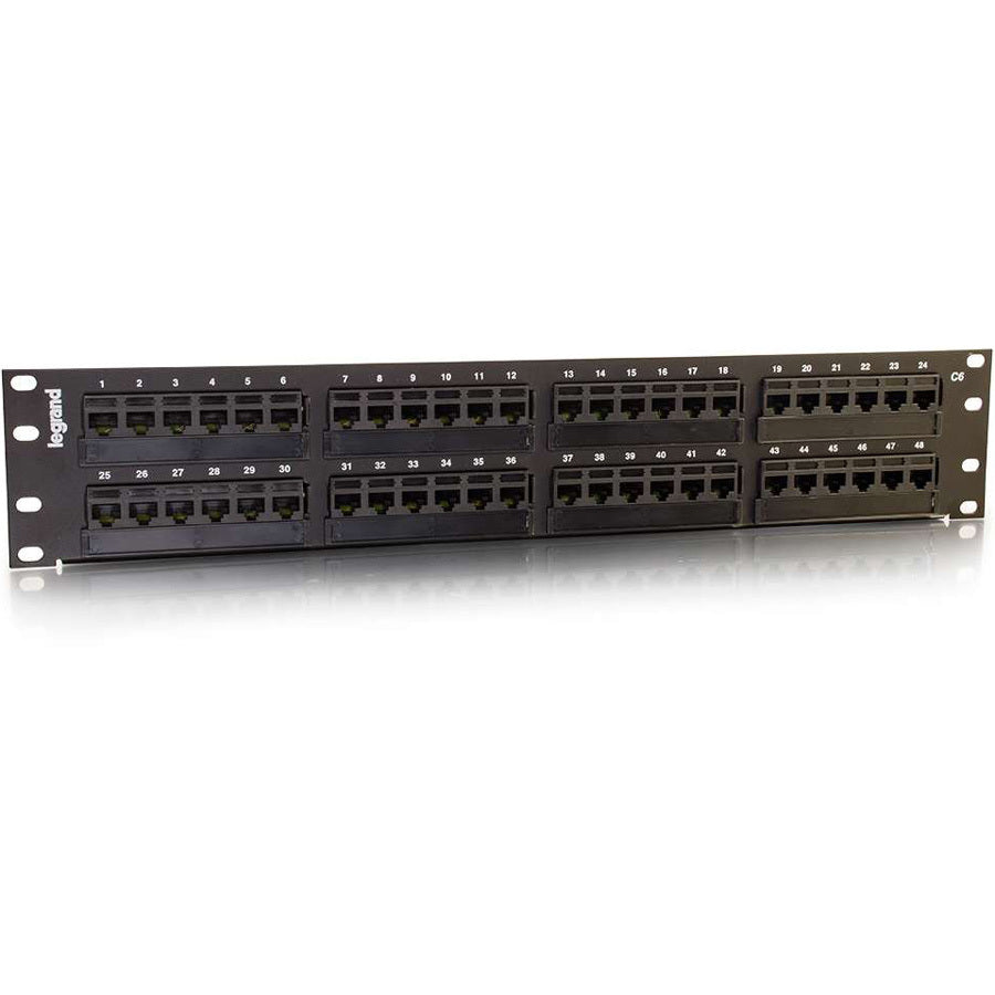 C2G 48-Port Cat6 110-Type Patch Panel 37200