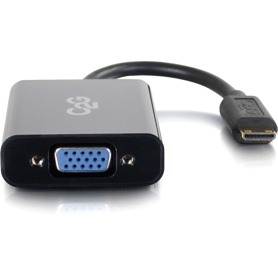 C2G HDMI Mini mâle vers VGA et Audio femelle adaptateur convertisseur Dongle 41354