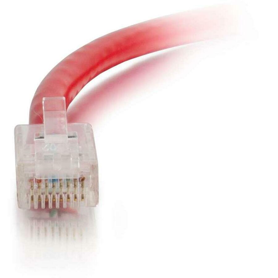 C2G 25 ft Cat6 Non Booted UTP Unshielded Network Patch Cable - Red 04162