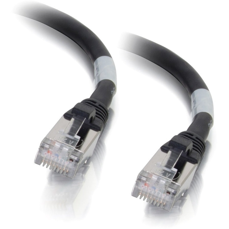 C2G 6ft Cat6a Snagless Shielded (STP) Network Patch Cable - Black 00711