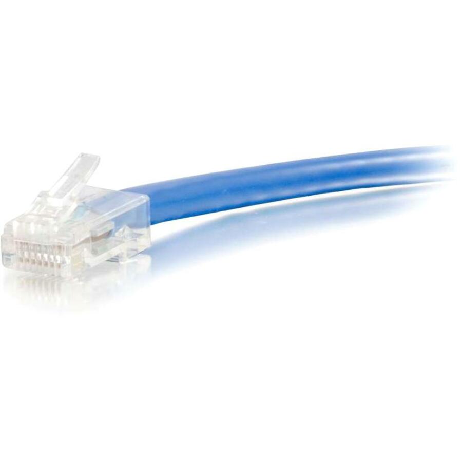 C2G Câble de brassage réseau UTP non blindé Cat6 non amorcé de 10 pieds - Bleu 04094
