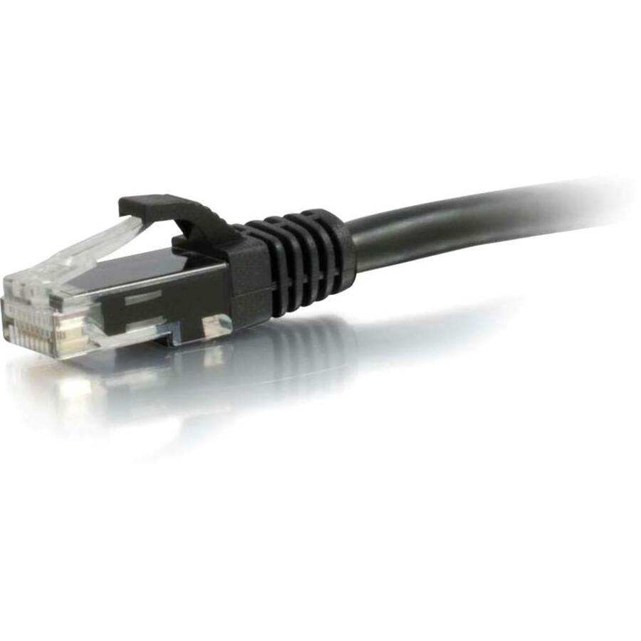 Câble de raccordement réseau C2G Cat6a sans accroc non blindé (UTP) de 10 pieds - Noir 00732
